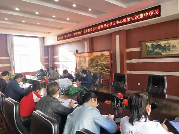 隴運集團公司召開“不忘初心、牢記使命”主題教育讀書班暨理論學習中心組第三次、第四次集中學習會議