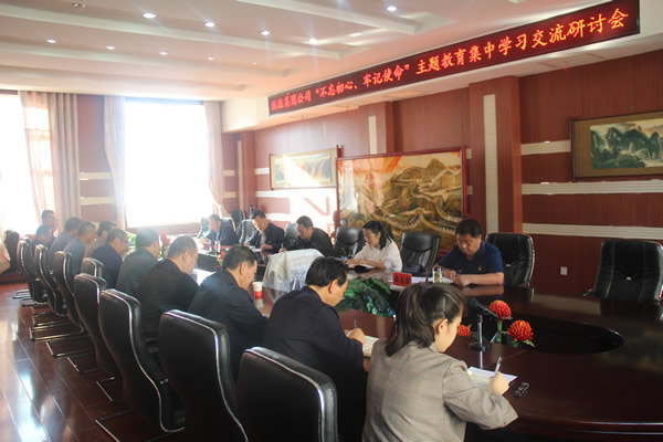隴運(yùn)集團(tuán)公司召開“不忘初心、牢記使命”主題教育集中學(xué)習(xí)交流研討會(huì)